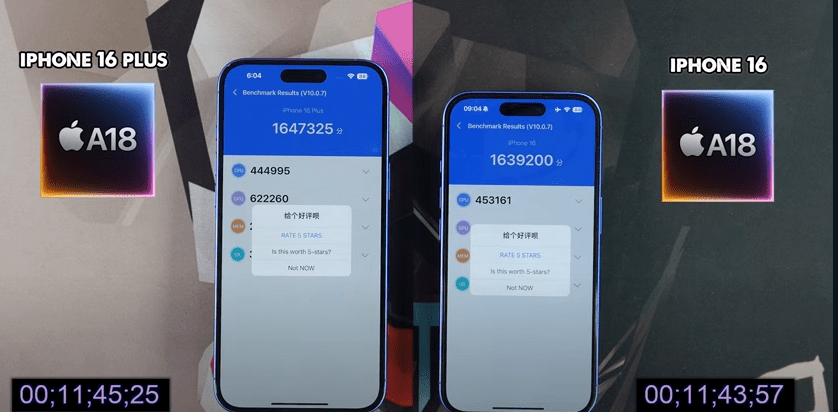 iPhone 16 Plus AnTuTu Score