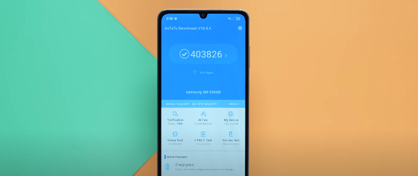 Samsung Galaxy F06 5G AnTuTu Score