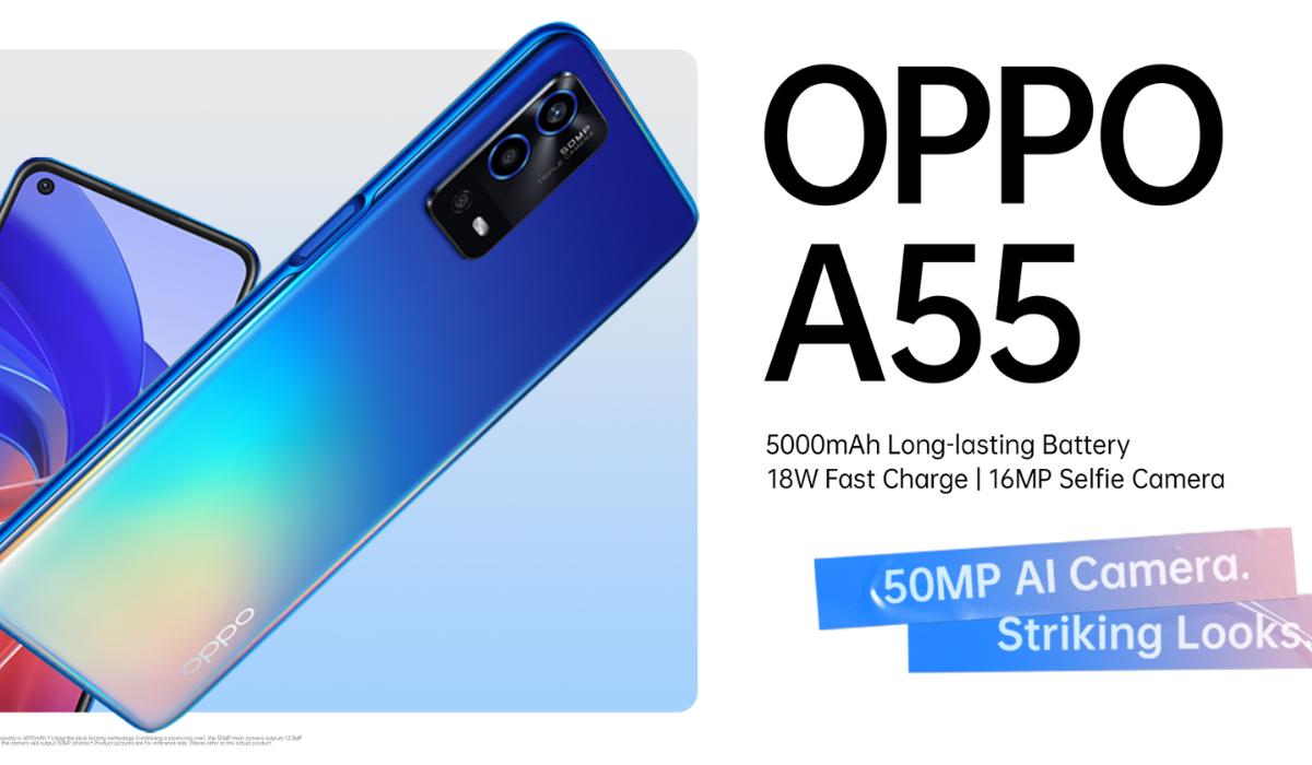 Oppo A55 5G Price in India