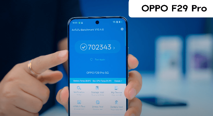 oppo f29 pro antutu score