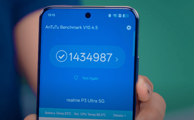 Realme P3 Ultra Antutu Score