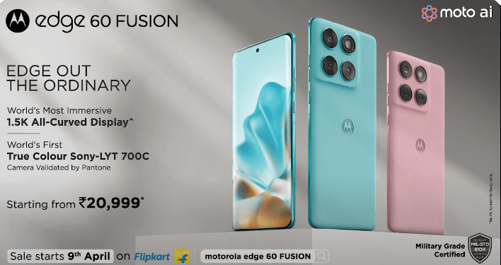 Motorola Edge 60 Fusion Price In India