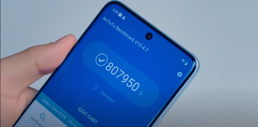 iQOO Z10 AnTuTu score