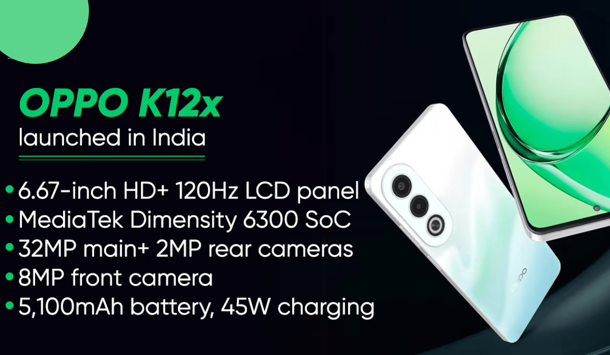 OPPO K12x 5G Camera Specifications