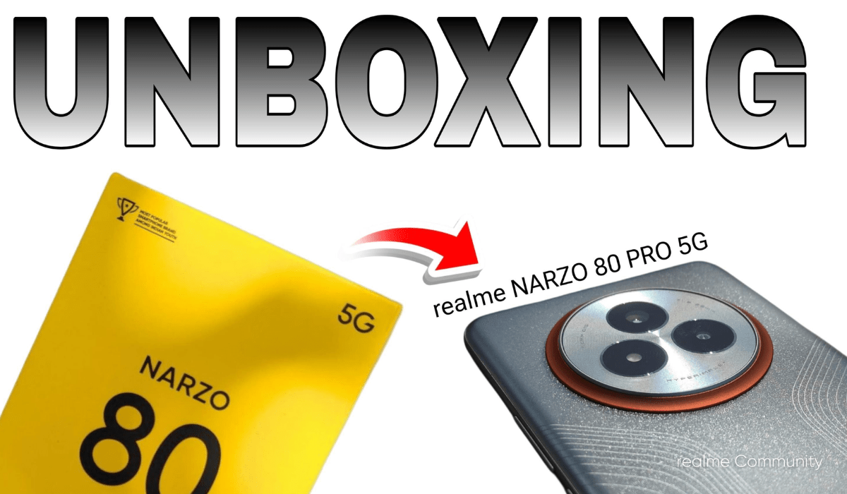 realme narzo 80 pro 5g unboxing